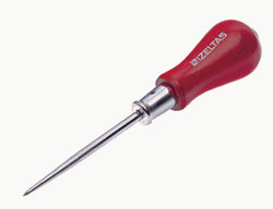 Ağaç Saplı Yuvarlak Uçlu Biz